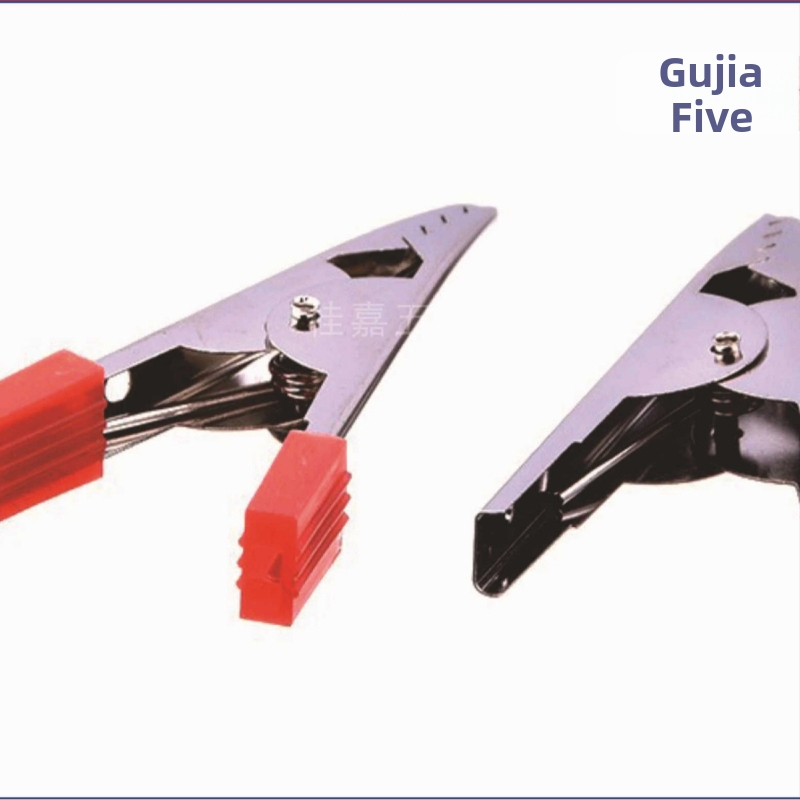 Krokodíl klips pre napájanie - štrukturálny kontakt s konektorom so závitovou vložkou, model GJMG-20170805