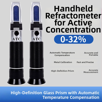 Refraktometer na koncentráciu povrchovo aktívnych látok pre pracie prostriedky a sprchové gély