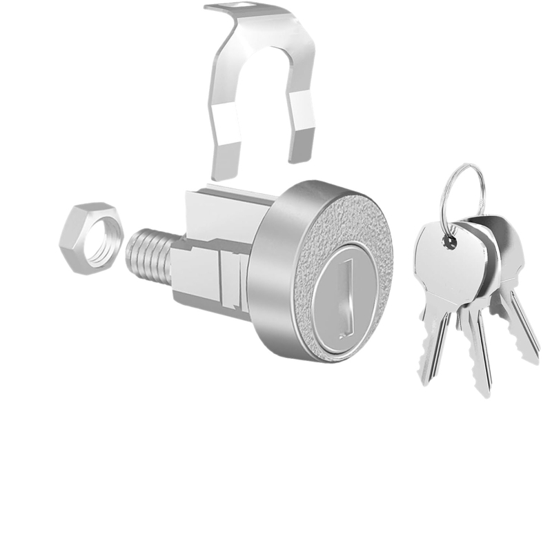 LIKAYO PD103-16 Szekrény/posta zárak készlet, 5 db, cinkötvözet, minden zárhoz saját kulcs