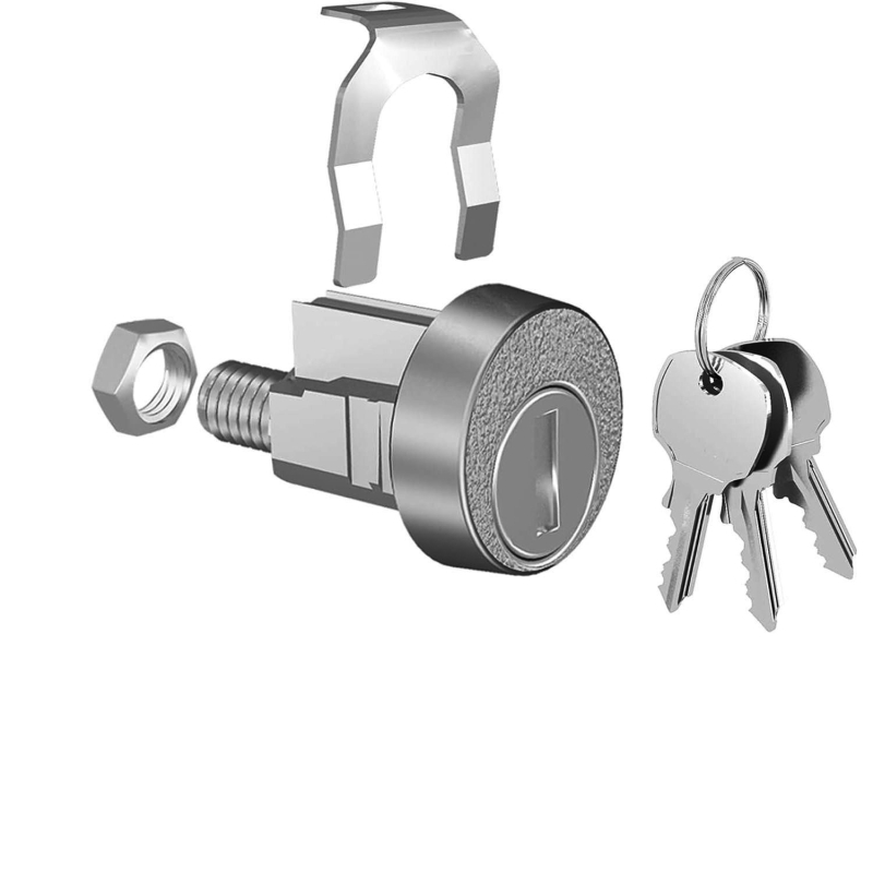 LIKAYO PD103-16 Szekrény/posta zárak készlet, 5 db, cinkötvözet, minden zárhoz saját kulcs