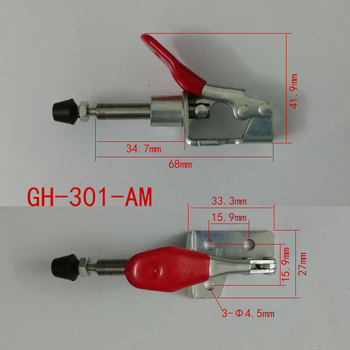 GH-301AM Ενισχυμένος κλαμπ push-pull για εργαλειολογικά δοκιμαστικά εξαρτήματα; Gao dehua; Τύπος κλαμπ: Άλλοι στερεωτήρες; Υλικό: Χάλυβας υψηλού άνθρακα; Εφαρμογή: rack δοκιμών