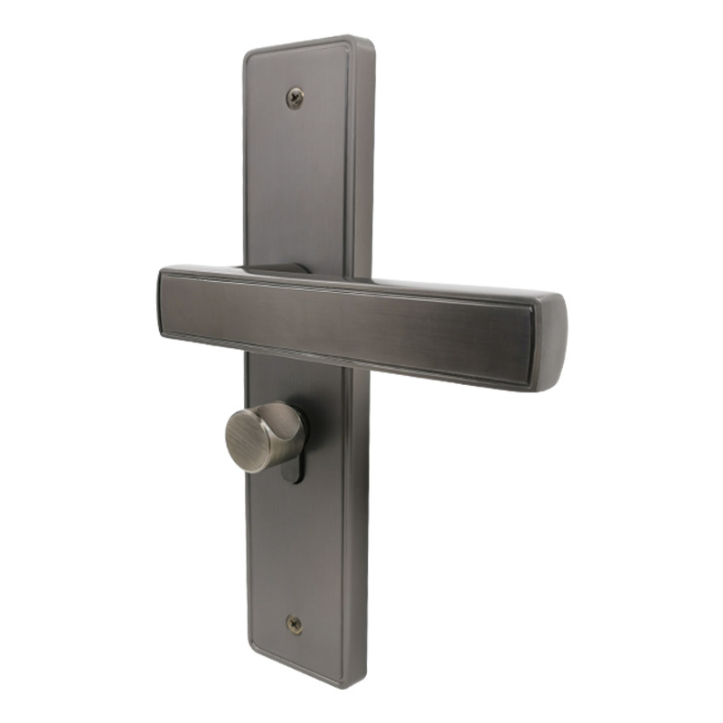 Κλειδαριά πόρτας εσωτερικού χώρου με χειριστήριο – κράμα ψευδάργύρου, μοντέλο 6106, στυλ ελαφριάς πολυτέλειας, κατάλληλη για εσωτερικές ξύλινες πόρτες, μπάνιο, κουζίνα και μεταλλικές πόρτες