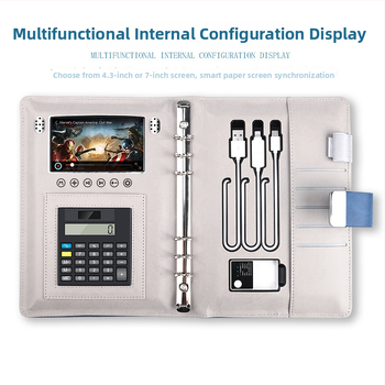 A5 bilježnica s umjetnom kožom, vezanje s odvojivim listovima, 80 g/m² papir, 50–100 stranica