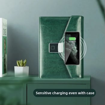 A5 bilježnica s umjetnom kožom, vezanje s odvojivim listovima, 80 g/m² papir, 50–100 stranica