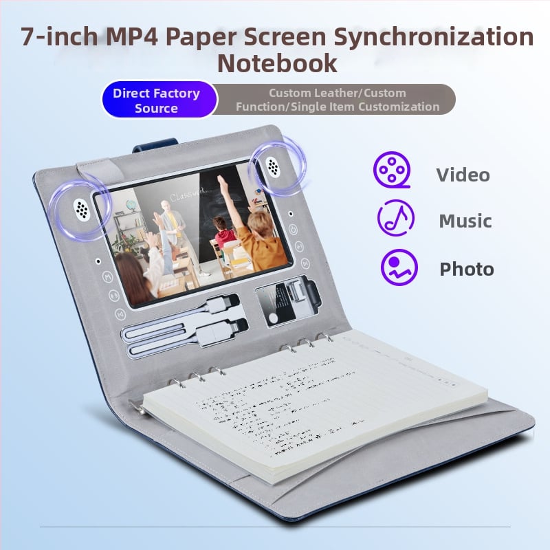 A5 bilježnica s umjetnom kožom, vezanje s odvojivim listovima, 80 g/m² papir, 50–100 stranica