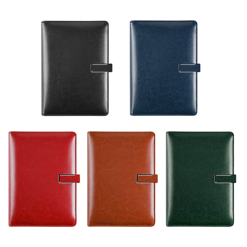 A5 bilježnica s umjetnom kožom, vezanje s odvojivim listovima, 80 g/m² papir, 50–100 stranica