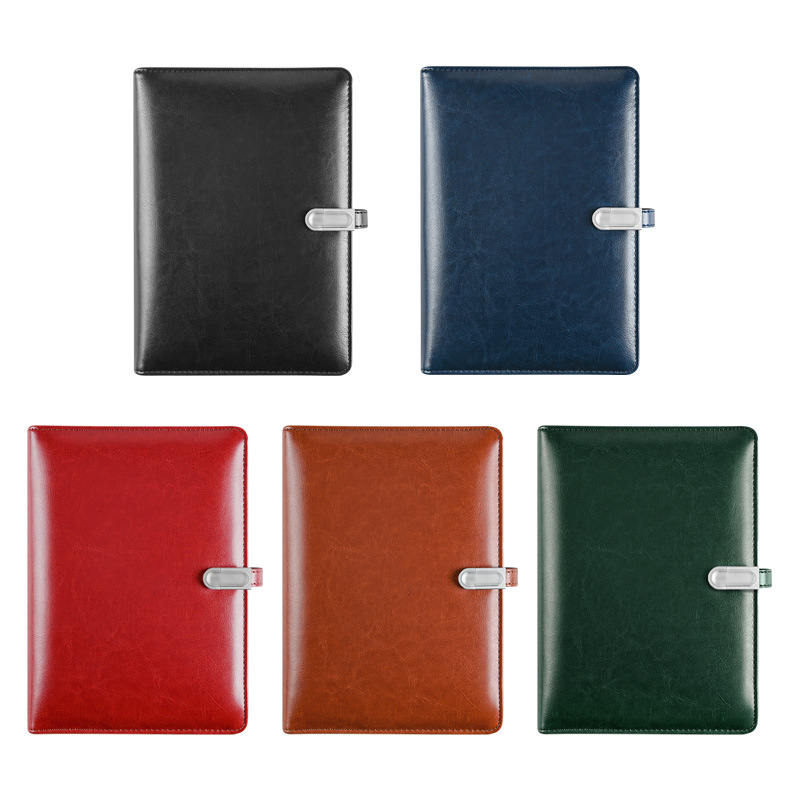 A5 bilježnica s umjetnom kožom, vezanje s odvojivim listovima, 80 g/m² papir, 50–100 stranica