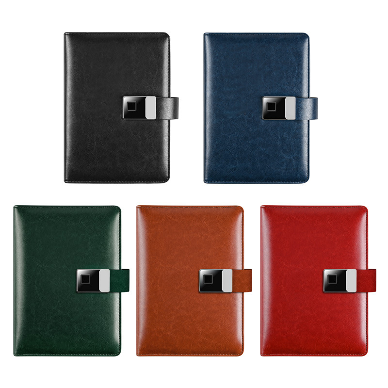 A5 bilježnica s umjetnom kožom, vezanje s odvojivim listovima, 80 g/m² papir, 50–100 stranica