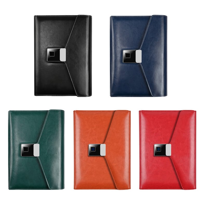 A5 bilježnica s umjetnom kožom, vezanje s odvojivim listovima, 80 g/m² papir, 50–100 stranica