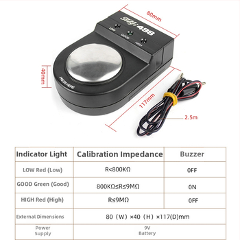 Anti-sztatikus csuklópánt teszter vezetékes és vezeték nélküli opciókkal — elektrostatikus tesztelés, Heyi márka, Tester sorozat