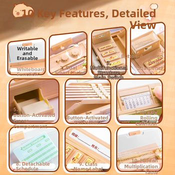 Yitong tolltartó jelszavas záródással, kétszintes, nagy kapacitású, diákoknak, modell Yt-1239e, anyag: műanyag