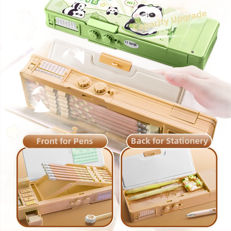 Yitong tolltartó jelszavas záródással, kétszintes, nagy kapacitású, diákoknak, modell Yt-1239e, anyag: műanyag