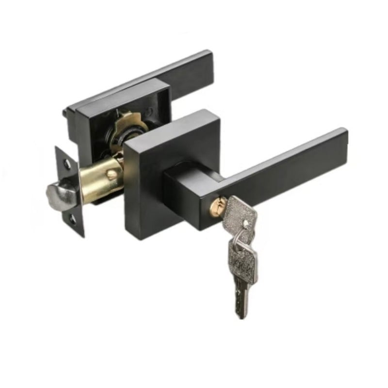 Jh201 Κλειδαριά λαβής από κράμα αλουμινίου με τρεις μπάρες για πόρτες από ξύλο, δωμάτια, μπάνια, αποθήκες και γραφεία