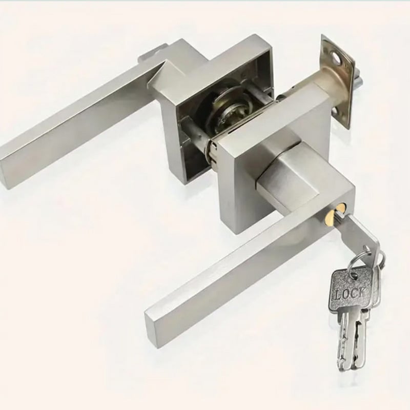 Jh201 Κλειδαριά λαβής από κράμα αλουμινίου με τρεις μπάρες για πόρτες από ξύλο, δωμάτια, μπάνια, αποθήκες και γραφεία