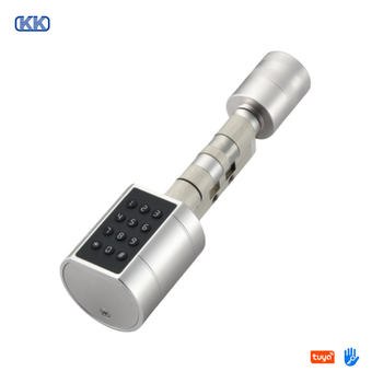 Έξυπνος κυλινδρος πόρτας 0704: πρόσβαση με δακτυλικό αποτύπωμα, κωδικό, εφαρμογή και κάρτα; 50 αποθηκευμένα δακτυλικά αποτυπώματα; >100000 ξεκλειδώσεις; σάρωση <1s; λειτουργεί από -20°C έως 55°C