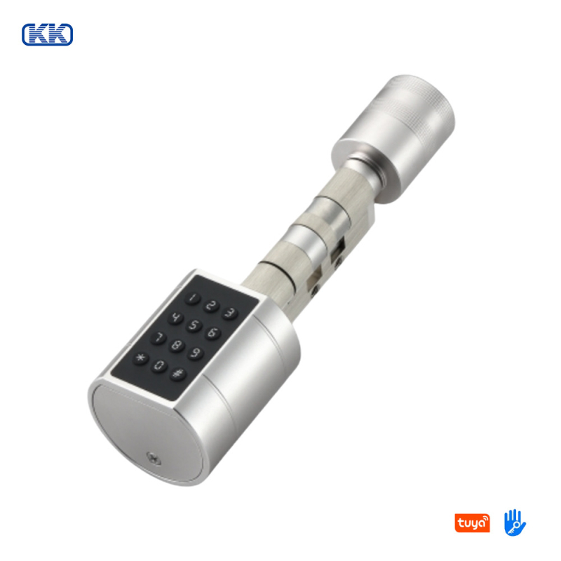 Έξυπνος κυλινδρος πόρτας 0704: πρόσβαση με δακτυλικό αποτύπωμα, κωδικό, εφαρμογή και κάρτα; 50 αποθηκευμένα δακτυλικά αποτυπώματα; >100000 ξεκλειδώσεις; σάρωση <1s; λειτουργεί από -20°C έως 55°C