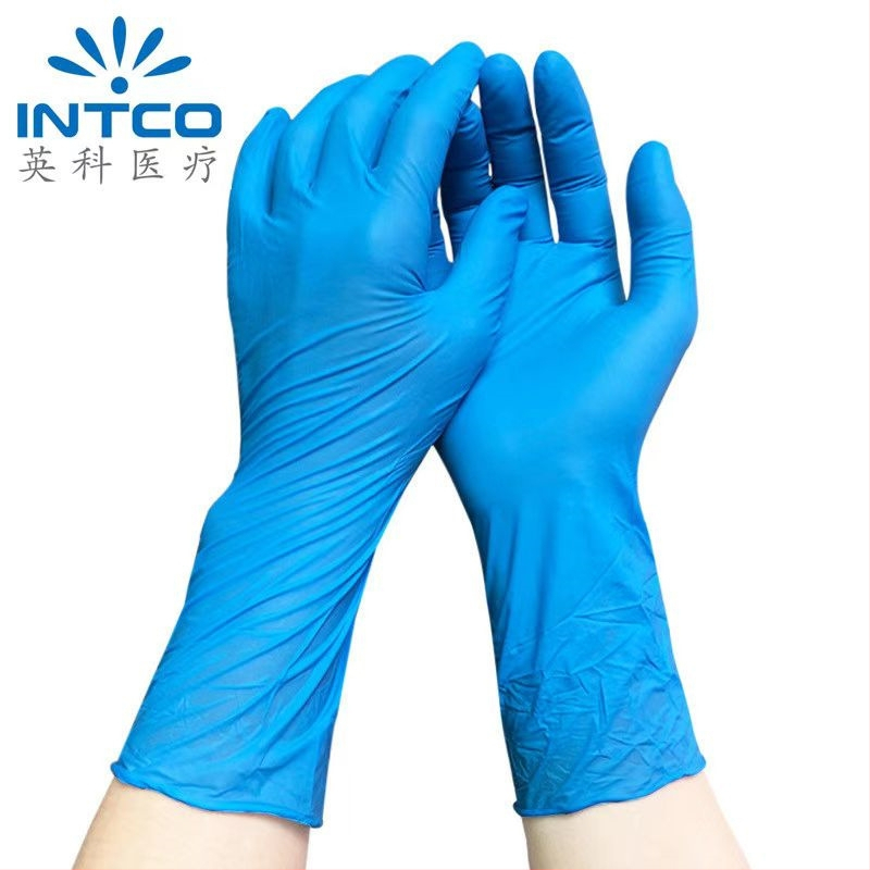 Jednokratne nitril rukavice, povećane debljine, produžene duljine, vodootporne, prehrambene kvalitete