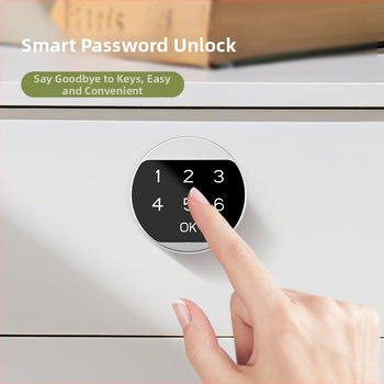 Digitalno pametno zaključavanje za garderobu i ormariće — legura, pogodna za poštanske sandučiće, metalne ormare i arhivske ormariće, moderan minimalistički stil