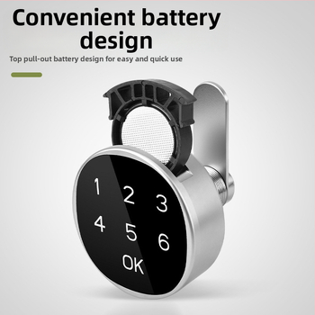 Digitalno pametno zaključavanje za garderobu i ormariće — legura, pogodna za poštanske sandučiće, metalne ormare i arhivske ormariće, moderan minimalistički stil