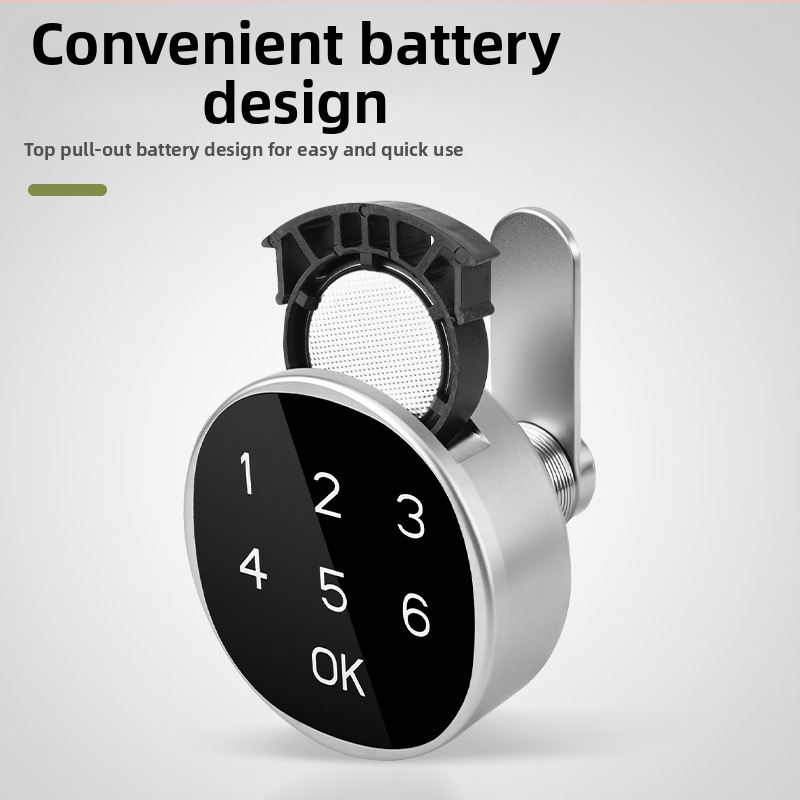 Digitalno pametno zaključavanje za garderobu i ormariće — legura, pogodna za poštanske sandučiće, metalne ormare i arhivske ormariće, moderan minimalistički stil