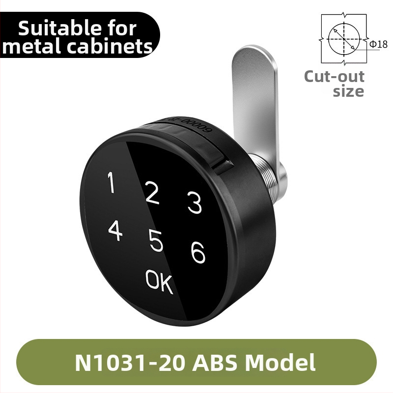 Digitalno pametno zaključavanje za garderobu i ormariće — legura, pogodna za poštanske sandučiće, metalne ormare i arhivske ormariće, moderan minimalistički stil