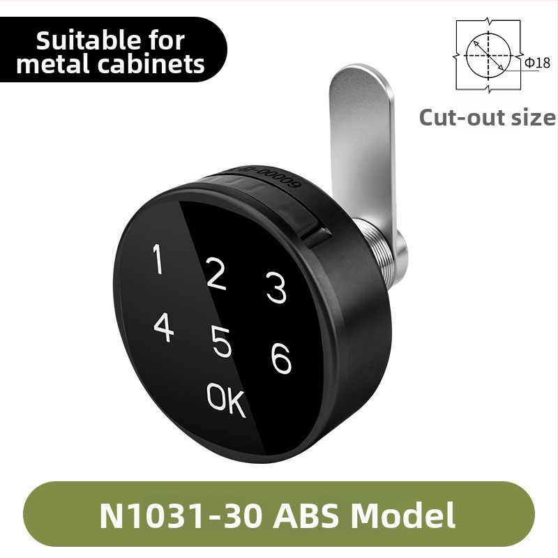 Digitalno pametno zaključavanje za garderobu i ormariće — legura, pogodna za poštanske sandučiće, metalne ormare i arhivske ormariće, moderan minimalistički stil