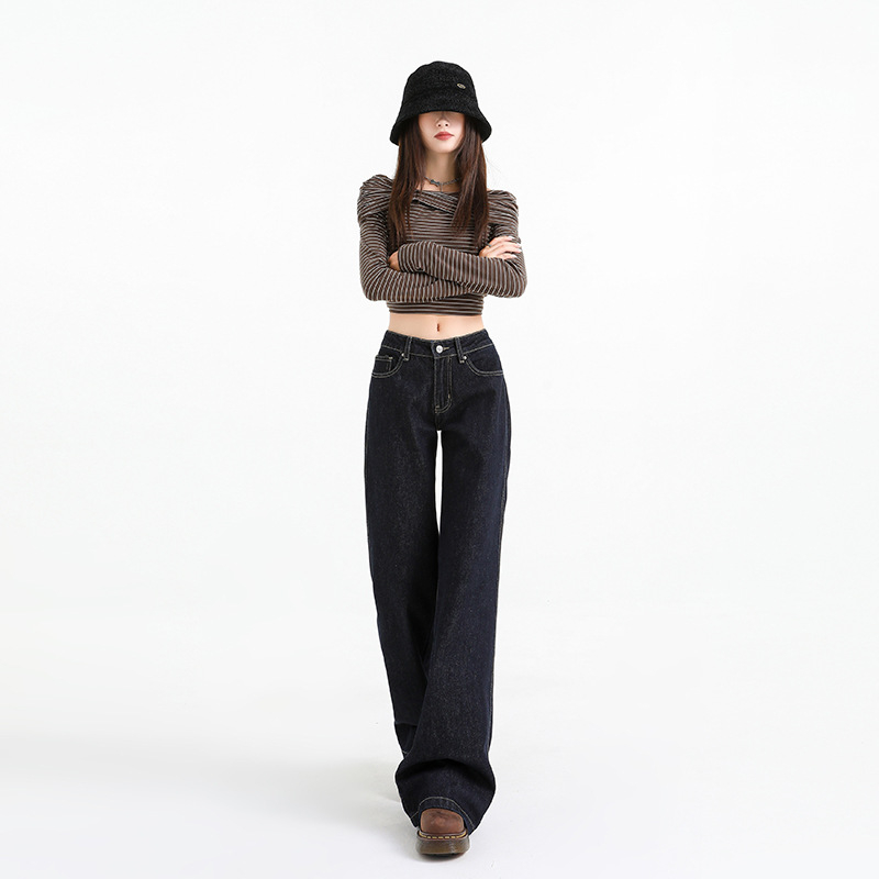 Ženske Bootcut traperice, nizak struk, širok kroj, 70–80% pamuk, vlakna regenerirane celuloze