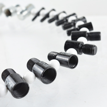 26 részes Go/No-Go menetellenőrző készlet gömbfejű csavarok és anyák meneteinek vizsgálatára – metrikus, imperiális és amerikai szabványok