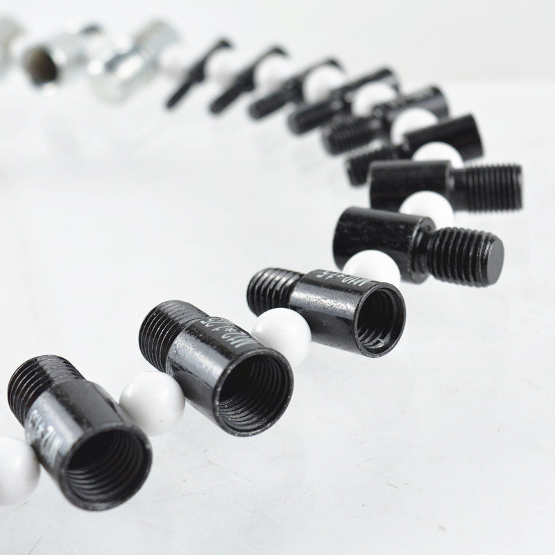 26 részes Go/No-Go menetellenőrző készlet gömbfejű csavarok és anyák meneteinek vizsgálatára – metrikus, imperiális és amerikai szabványok