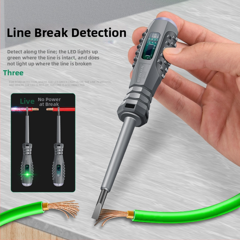 Viacfunkčný tester pero pre elektrikárov s LED indikátorom a magnetickou skrutkou