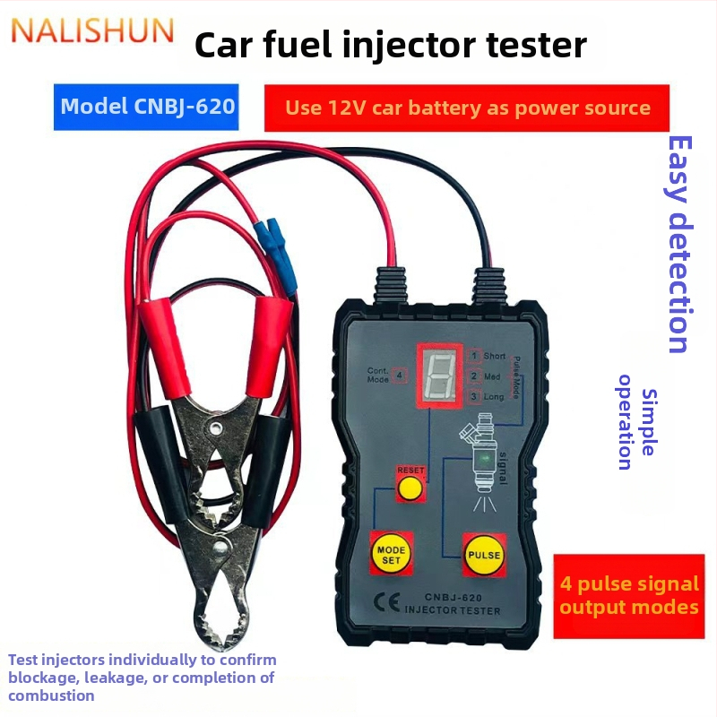 Automobilový tester palivového vstrekovača EM620 — ABS materiál, 162 g