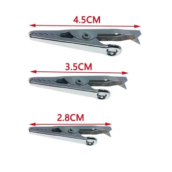 Fém krokodilkapcsok, 100 db, tápegységhez, kísérleti és teszt DIY projektek