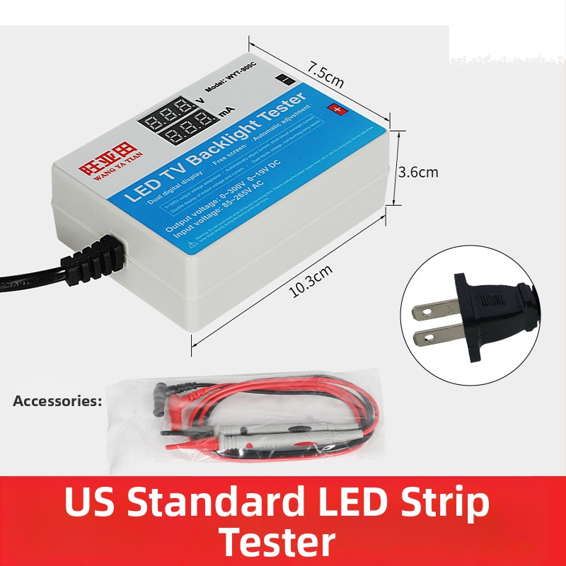 SUSWE LED tester trake za osvjetljenje, unutarnja montaža, napajanje s prekidačem, težina 273 g