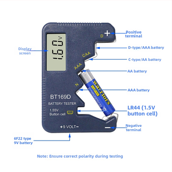 WHDZ BT169D tester baterija – mjerni instrument za suhe baterije