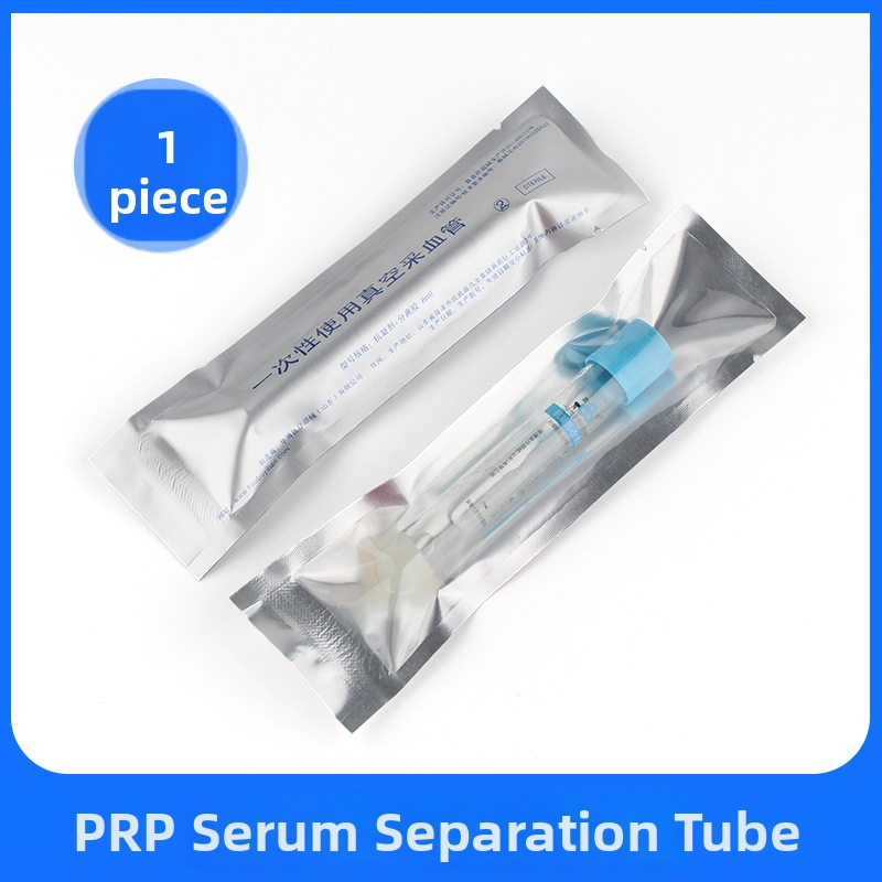 PRP sérum separačná trubička, sterilná lekárska centrifuga na odber krvi, objem 8 ml, Huabo