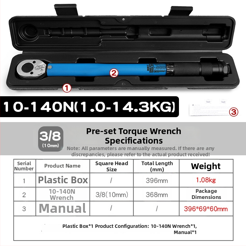 Musen Hall obrtni regulabilni moment ključ – legura, za ispitivanje momenta