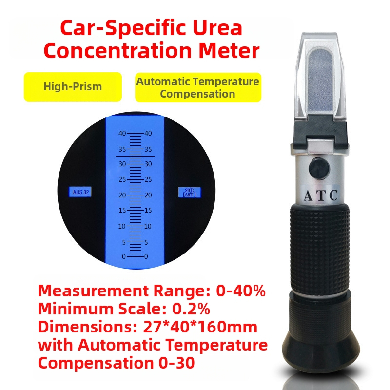 Etilénglikol-alapú antifriz és autómosófolyadék fagyáspont-mérő – refraktométer és hidrométer metanol és urea koncentrációhoz
