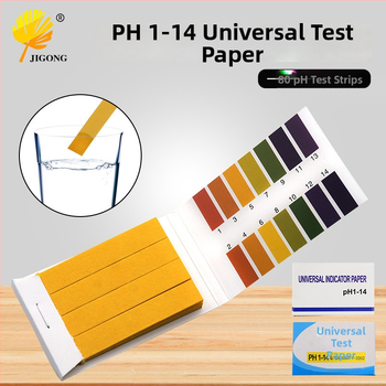 Record Work pH-tesztpapír 1–14 nyálhoz, vizelethez és kozmetikumokhoz – széles tartományú pH csíkok