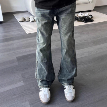 Jacket Villa muške traperice, ravnog kroja, srednji porast, zip, pamuk denim