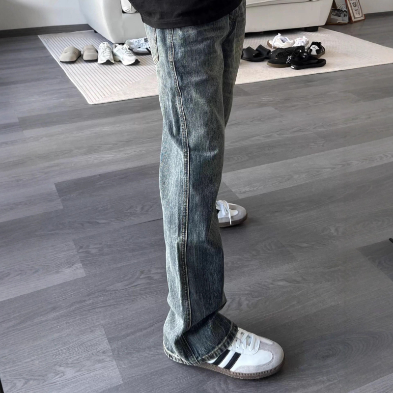 Jacket Villa muške traperice, ravnog kroja, srednji porast, zip, pamuk denim