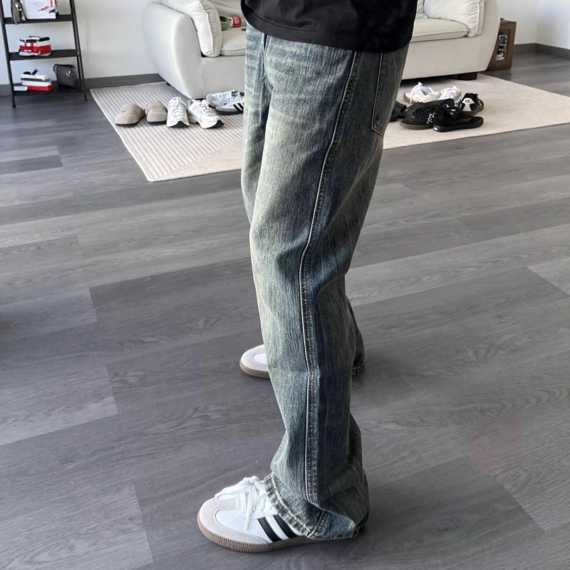 Jacket Villa muške traperice, ravnog kroja, srednji porast, zip, pamuk denim