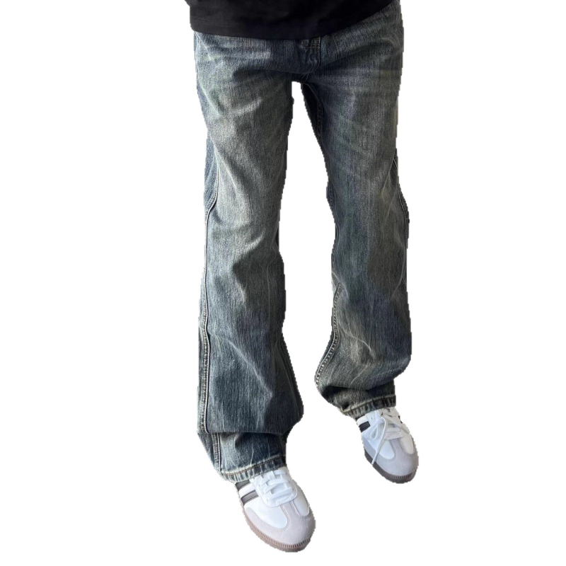 Jacket Villa muške traperice, ravnog kroja, srednji porast, zip, pamuk denim