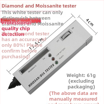 Termikus vezetőképesség mérő készülék a gyémántok hitelességének igazolására és drágakövek tesztelésére: jade és kristály; keménység toll, gyémánt toll, moissanit toll