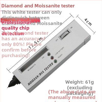 Termikus vezetőképesség mérő készülék a gyémántok hitelességének igazolására és drágakövek tesztelésére: jade és kristály; keménység toll, gyémánt toll, moissanit toll
