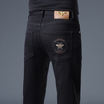 Muške traperice – uskog kroja, srednji pojas, zip, debeli denim, 91% pamuka