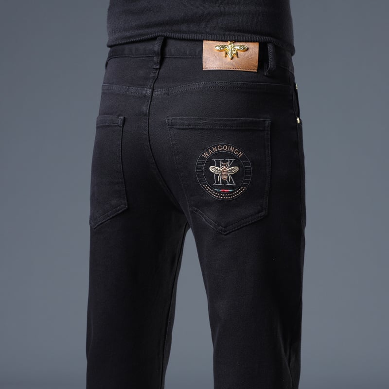 Muške traperice – uskog kroja, srednji pojas, zip, debeli denim, 91% pamuka