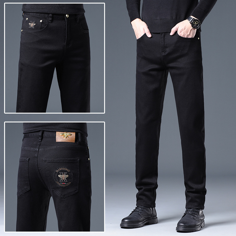 Muške traperice – uskog kroja, srednji pojas, zip, debeli denim, 91% pamuka