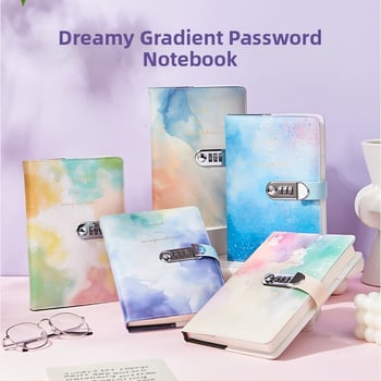 A5 bilježnica s ključem, naslovnica od imitacije kože, ljepilo spajanje, papir 80 g/m2, 100 stranica, poslovni stil