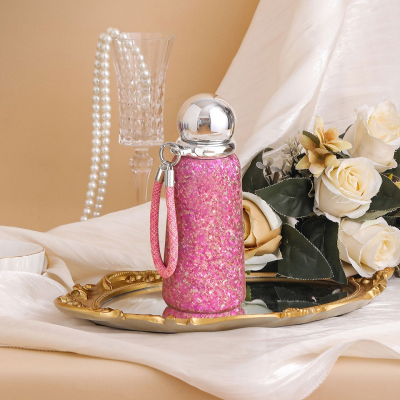 Titanijanska izolirana šalica, 6–12 sati izolacije, poklopac s navojem, prijenosna, poklon kutija