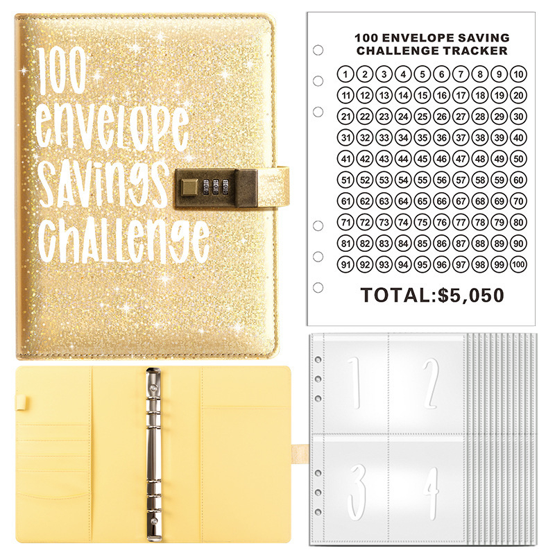 Dnevnik za lozinke s zaključavanjem, kožna imitacija korice, ljepiljno uvezivanje, poslovni uredski stil